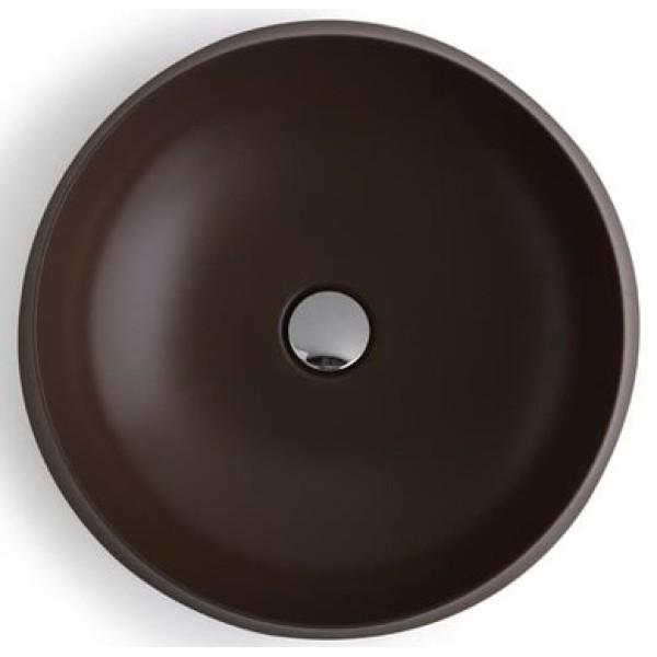 Керамическая раковина 50 см Simas Sharp, chocolate matt SH 01