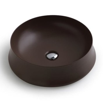 Керамическая раковина 50 см Simas Sharp, chocolate matt SH 01