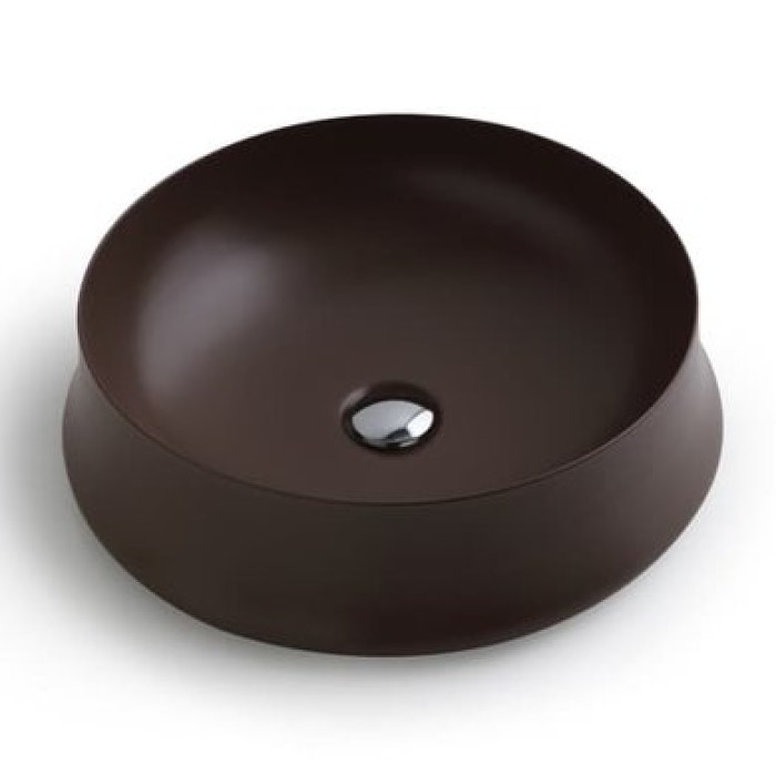 Керамическая раковина 50 см Simas Sharp, chocolate matt SH 01