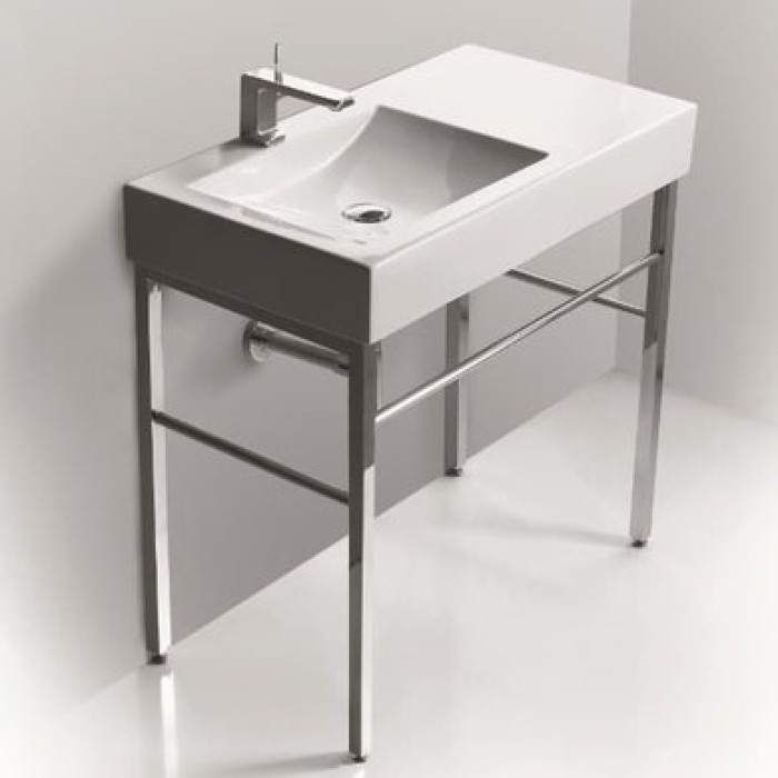 Керамическая раковина 90 см Simas Frozen FZ 11