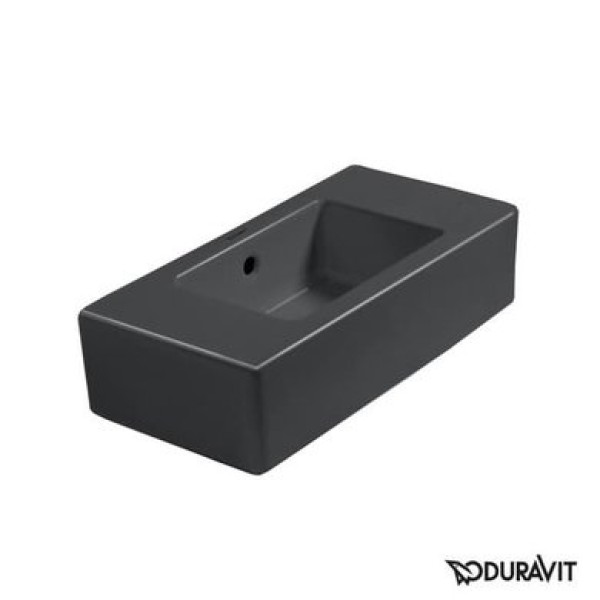 Плитка керамогранит Керамическая раковина 50 см Duravit Vero, черная 0703500800 для пола