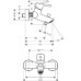 Смеситель для ванны Hansgrohe Talis S 72400000