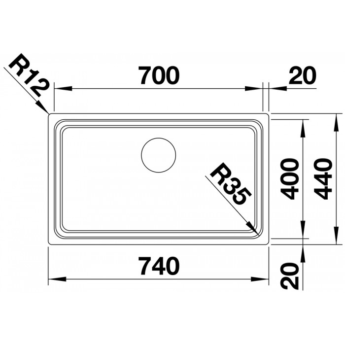 Мойка для кухни Blanco Etagon 700-IF  524272