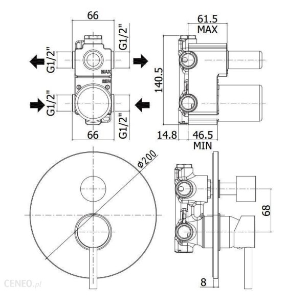Смеситель Paffoni Stick SK018CR