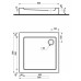Душевой поддон KOLO SIMPLO 80x80 xBK0681000