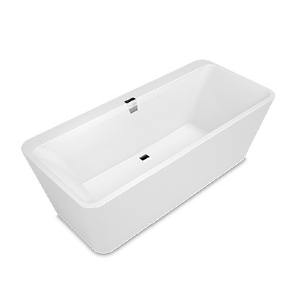 Ванна квариловая Villeroy&Boch Squaro Edge 12 UBQ180SQE7PDV-96 + панель цвет star white