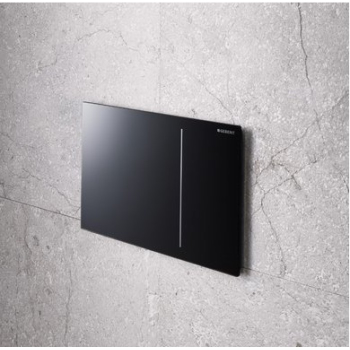 Клавиша смыва Geberit Sigma70, стекло черное 115.620.SJ.1