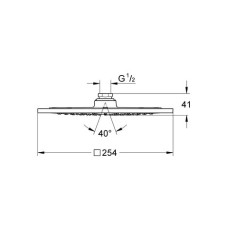 Верхний душ Grohe Rainshower F-Series 27271LS0