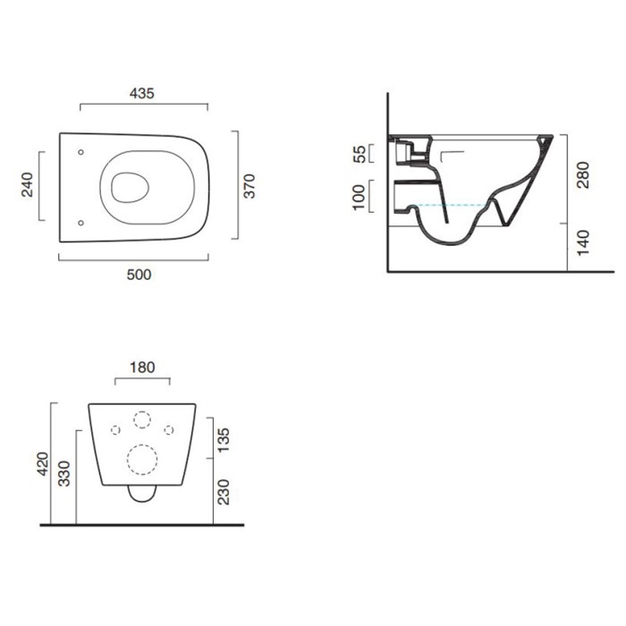 Биде Catalano Green, bianco lucido Биде Catalano Green, bianco lucido