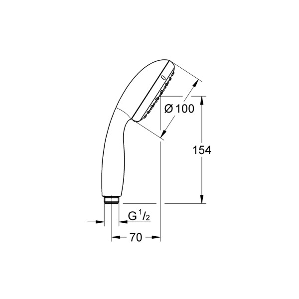 Grohe Tempesta 100 Ручной душ 27597001
