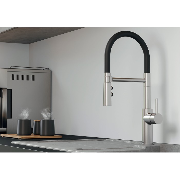 Смеситель кухонный Blanco  CATRIS-S Flexo хром 525791