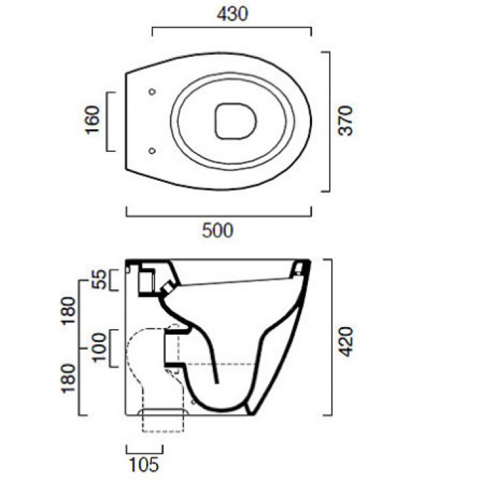 Напольный унитаз Catalano Velis