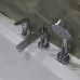 Grohe BauEdge Смеситель однорычажный для ванны на 3 отверстия (25117000)