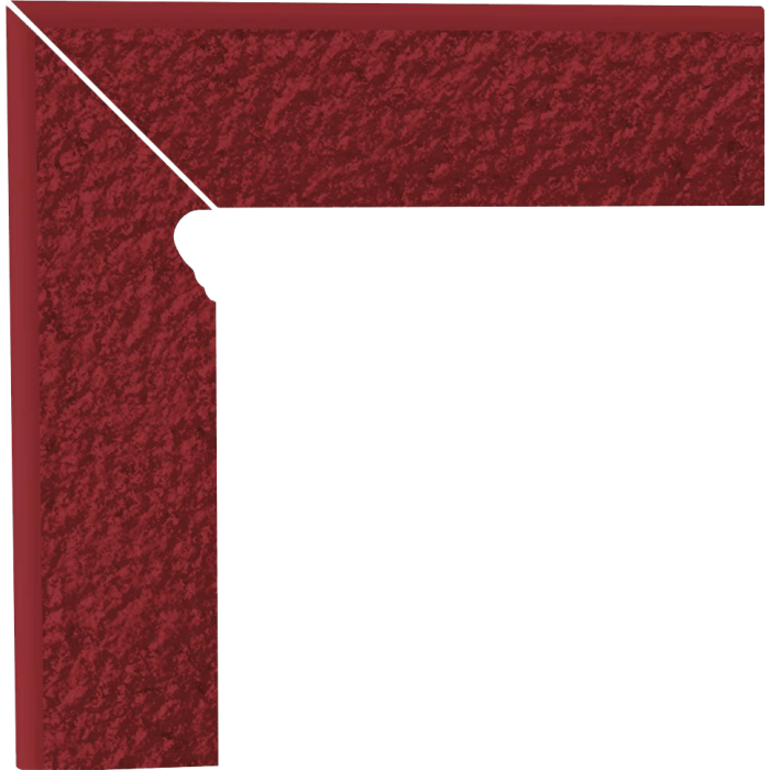 Клинкер Paradyz NATURAL ROSA COKOL 2 EL.-LEWY DURO