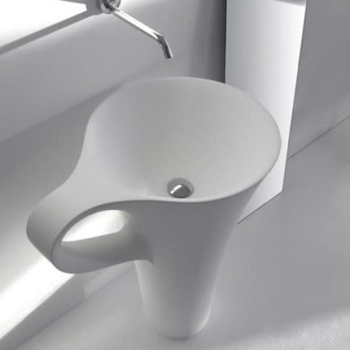 Каменная раковина 70 см Artceram Cup, white (OSL004 01;00)