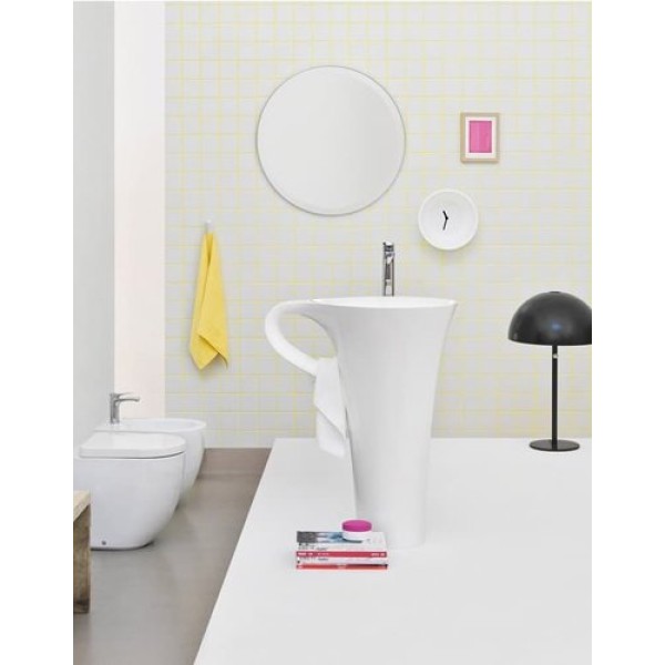 Каменная раковина 70 см Artceram Cup, white (OSL004 01;00)