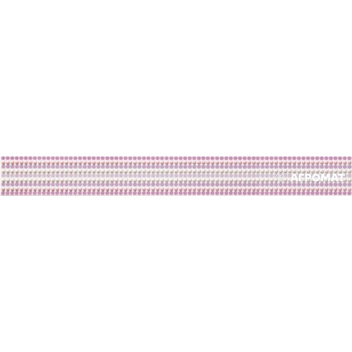 Плитка Lasselsberger Rako Vanity WLAMH015 бузковий фриз 7×398×45