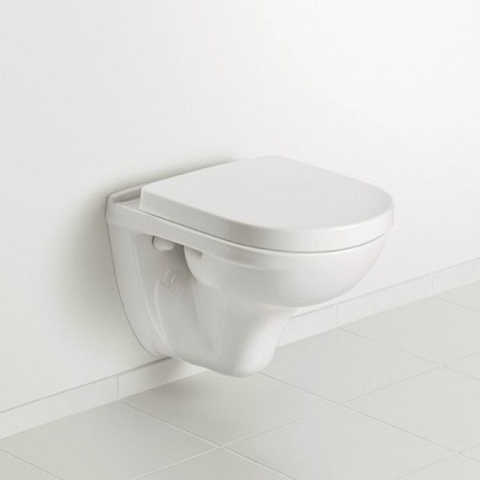 Унитаз подвесной Villeroy & Boch O.NOVO (5688H101) с сиденьем Soft Close (9M38S101)