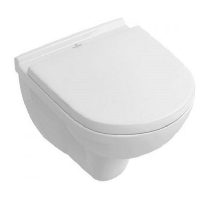 Унитаз подвесной Villeroy & Boch O.NOVO (5688H101) с сиденьем Soft Close (9M38S101)