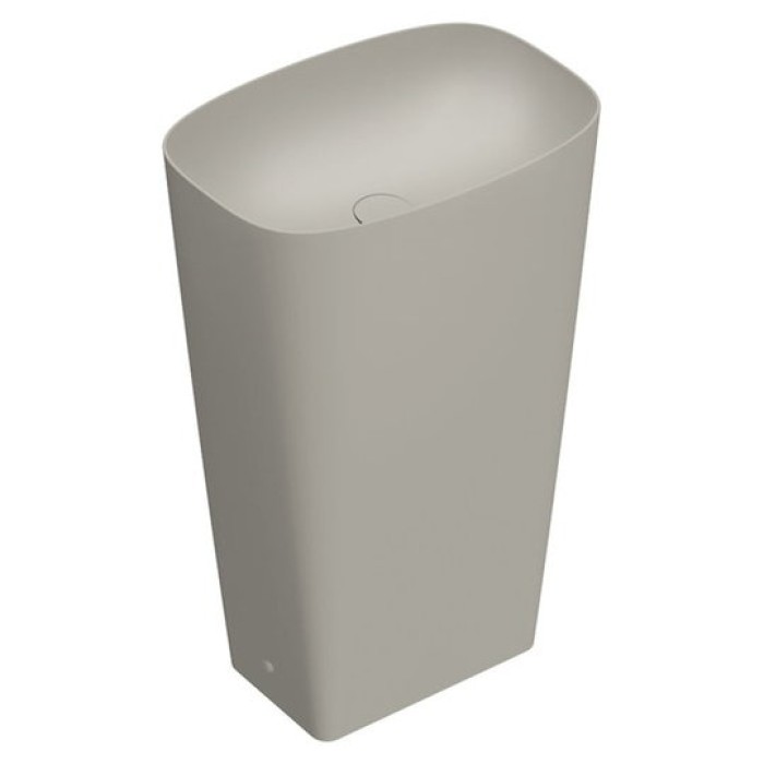 Напольная керамическая раковина 55 см Catalano Green Lux, cemento satinato