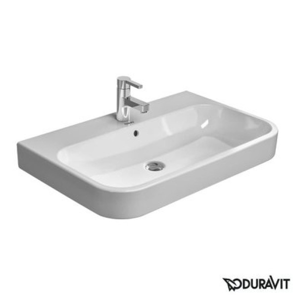 Плитка керамогранит Керамическая раковина 80 см Duravit Happy D.2 2318800027 для пола