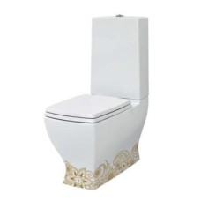 Унитаз-компакт Artceram Jazz (JZV003 01;15) white glossy/gold