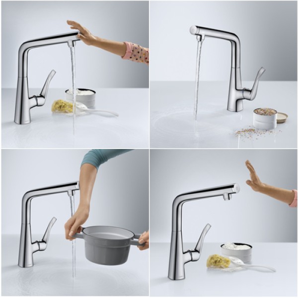 Смеситель для кухни Hansgrohe Metris Select 320 14883800