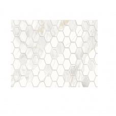 Плитка Golden Tile Sentimento Hexagon Білий Sn0151 30x60 см