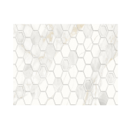 Плитка Golden Tile Sentimento Hexagon Білий Sn0151 30x60 см