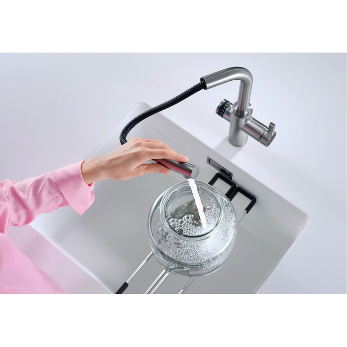 Смеситель кухонный Blanco EVOL-S Volume управления справа хром 525210
