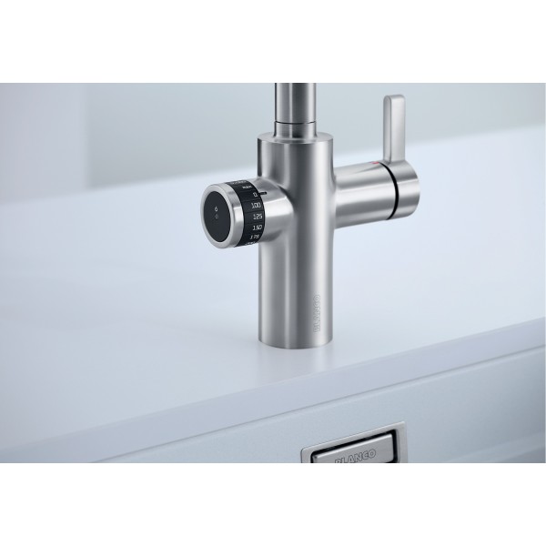 Смеситель кухонный Blanco EVOL-S Volume управления справа хром 525210