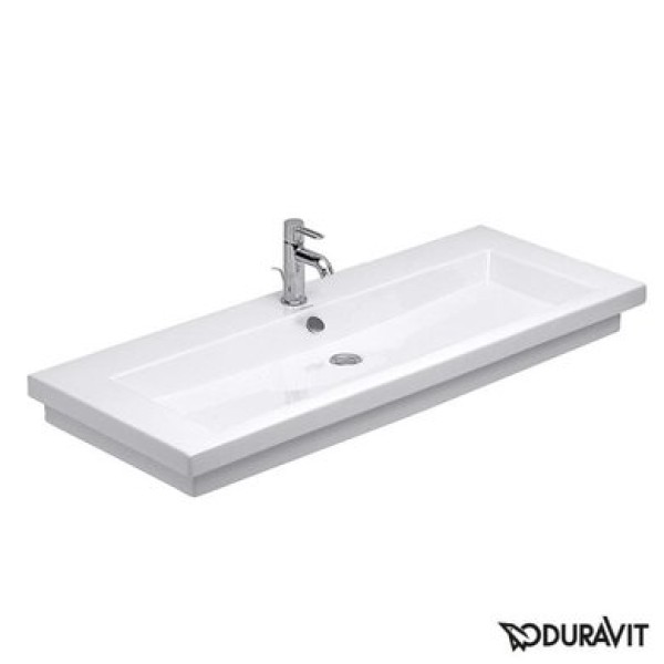 Плитка керамогранит Керамическая раковина шлифованная 120 см Duravit 2nd floor 0491120027 для пола