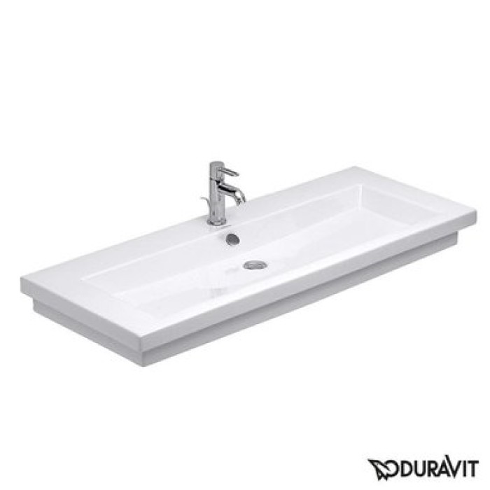 Плитка керамогранит Керамическая раковина шлифованная 120 см Duravit 2nd floor 0491120027 для пола