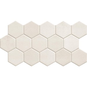Керамограніт Realonda Hex White 26,5x51 см