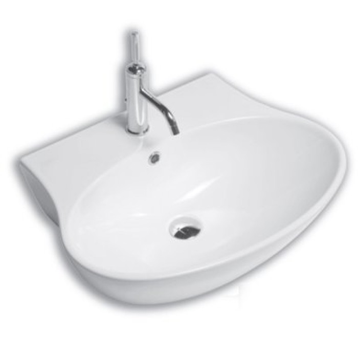 Керамическая раковина 56 см Hatria Nido, белый (YxEL01)