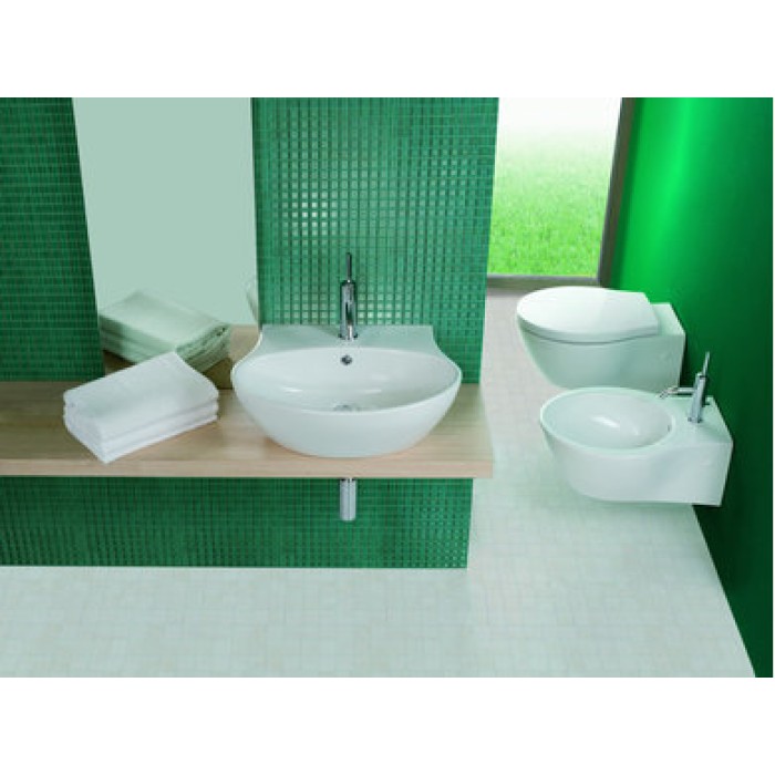 Керамическая раковина 56 см Hatria Nido, белый (YxEL01)