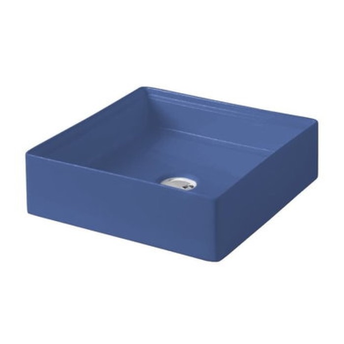Керамическая раковина 38 см Artceram Scalino, blue sapphire (SCL001 16;00)