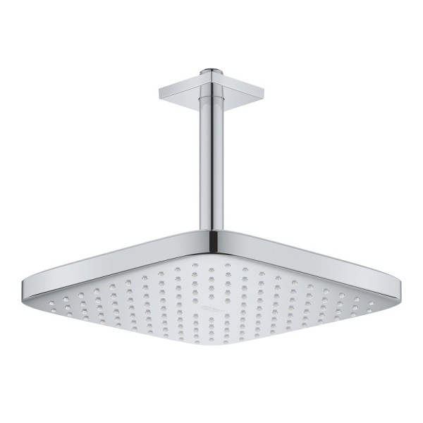 Плитка керамогранит Grohe Tempesta 250 Cube верхний душ с кронштейном EcoJoy 26688000 для пола