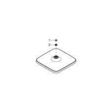Плитка керамогранит Grohe Tempesta 250 Cube верхний душ 26681000 для пола