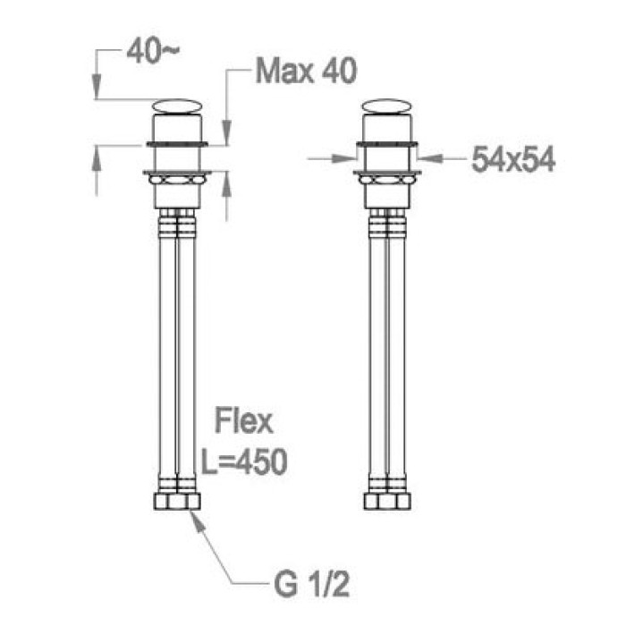 Смеситель для излива Fir Dynamica 88 (88.9107.9.10.00) Смеситель для излива Fir Dynamica 88 (88.9107.9.10.00)