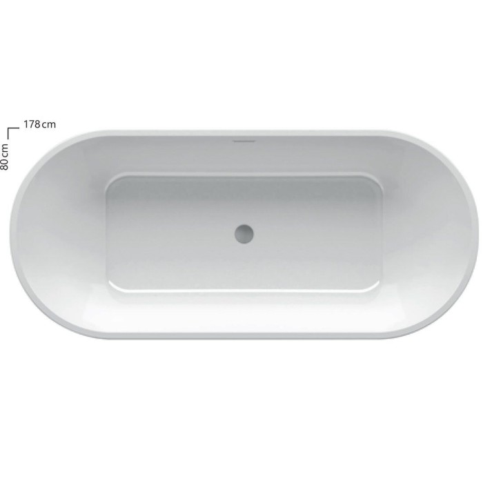 Ванна Ravak SOLO 1780x800 отдельностоящая