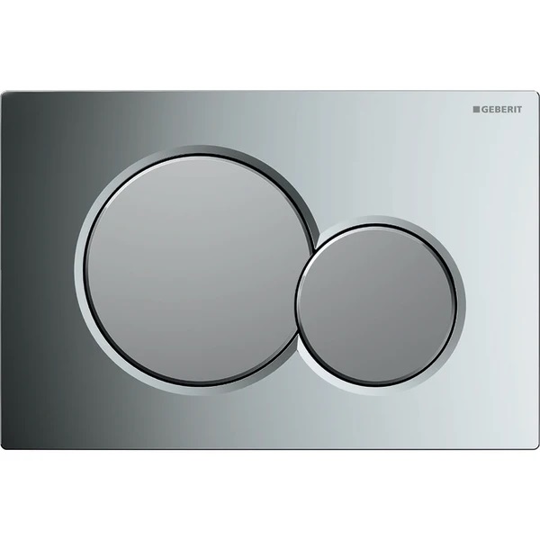 Клавиша смыва Geberit Sigma01, хром/хром матовый 115.770.KA.5