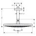 Верхний душ Hansgrohe Raindance Select S 300 2jet 27337400