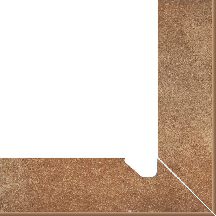 Клинкер Paradyz SCANDIANO ROSSO COKOL 2 EL.-PRAWY