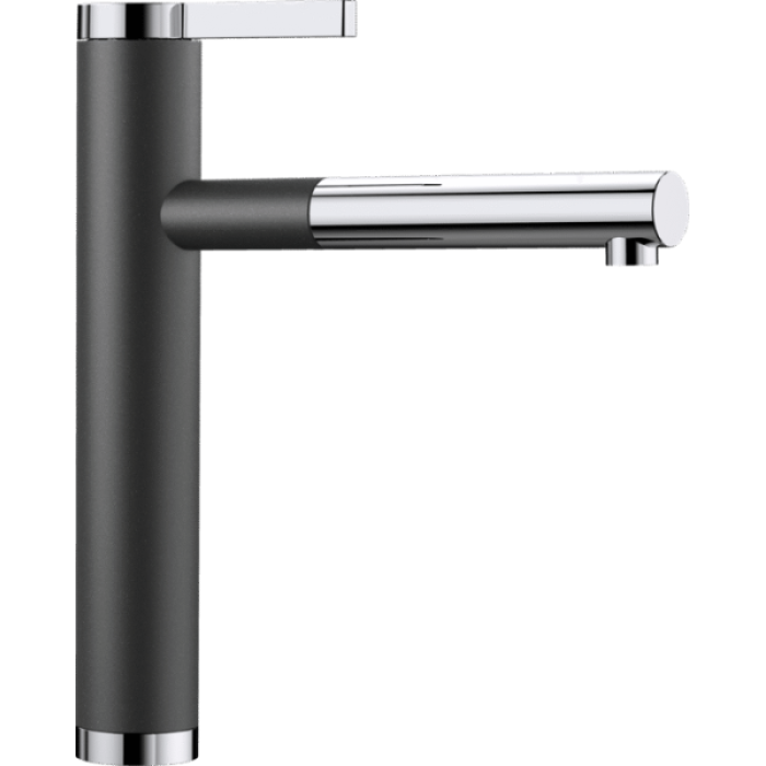 Смеситель кухонный Blanco LINEE - S хром / антрацит 518438