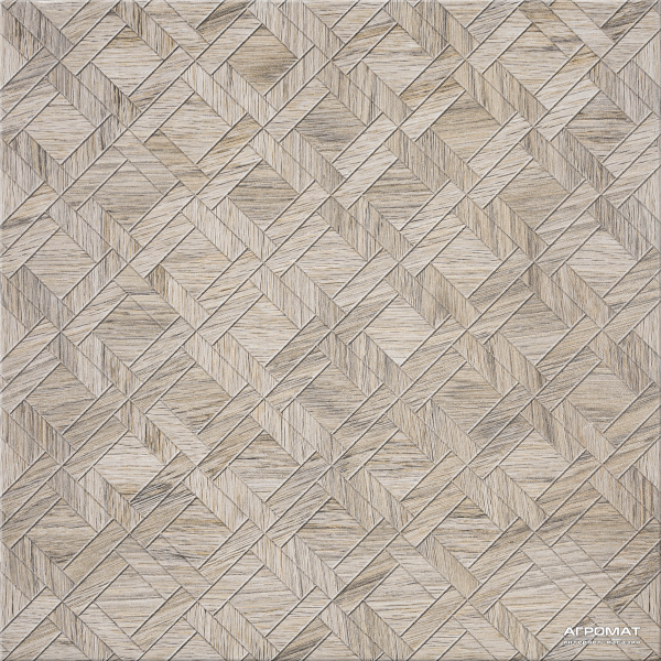 Напольная плитка Cersanit Egzor GREY DECOR 9×420×420 под дерево
