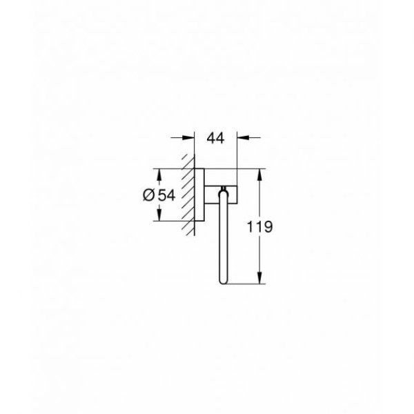 Grohe Essentials Держатель туалетной бумаги (40689AL1)