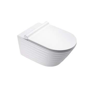 Подвесной безободковый унитаз Catalano New Zero NewFlush, bianco satinato