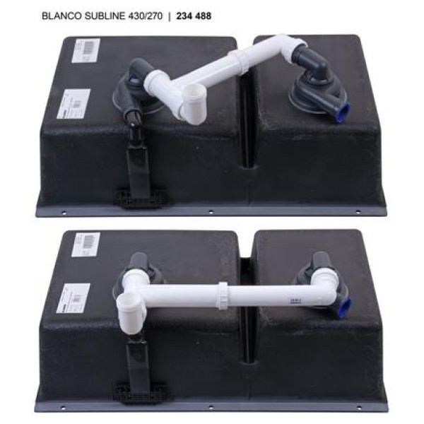 Мойка для кухни Blanco Subline 430/270-U жемчужный 523154