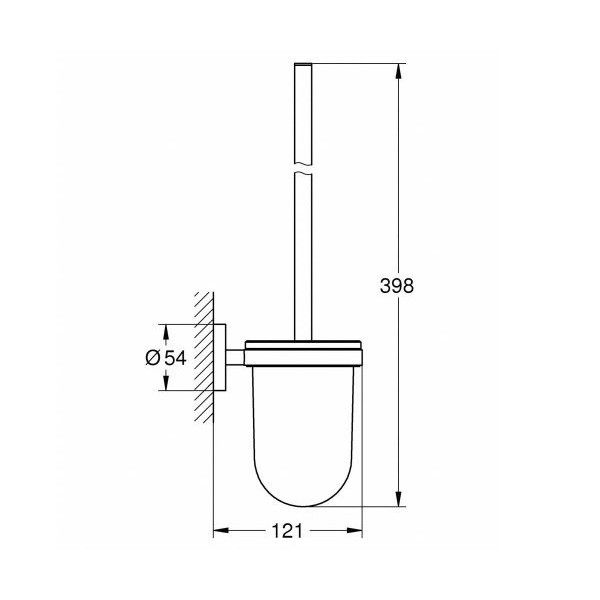 Grohe Essentials Tуалетный ершик в комплекте (40374DL1)